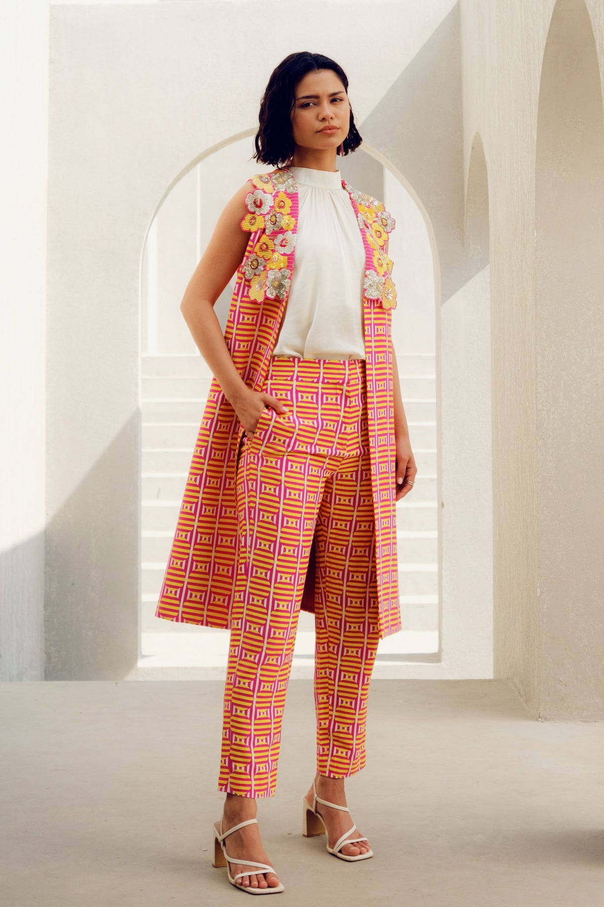 Pink Flever Jacket Set