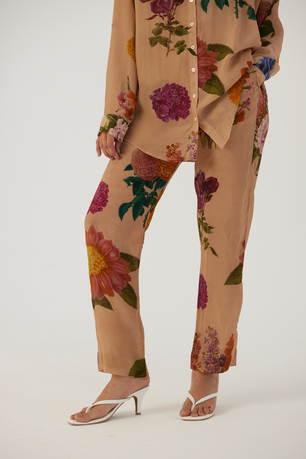 Vintage Garden Crepe Co-Ord Set