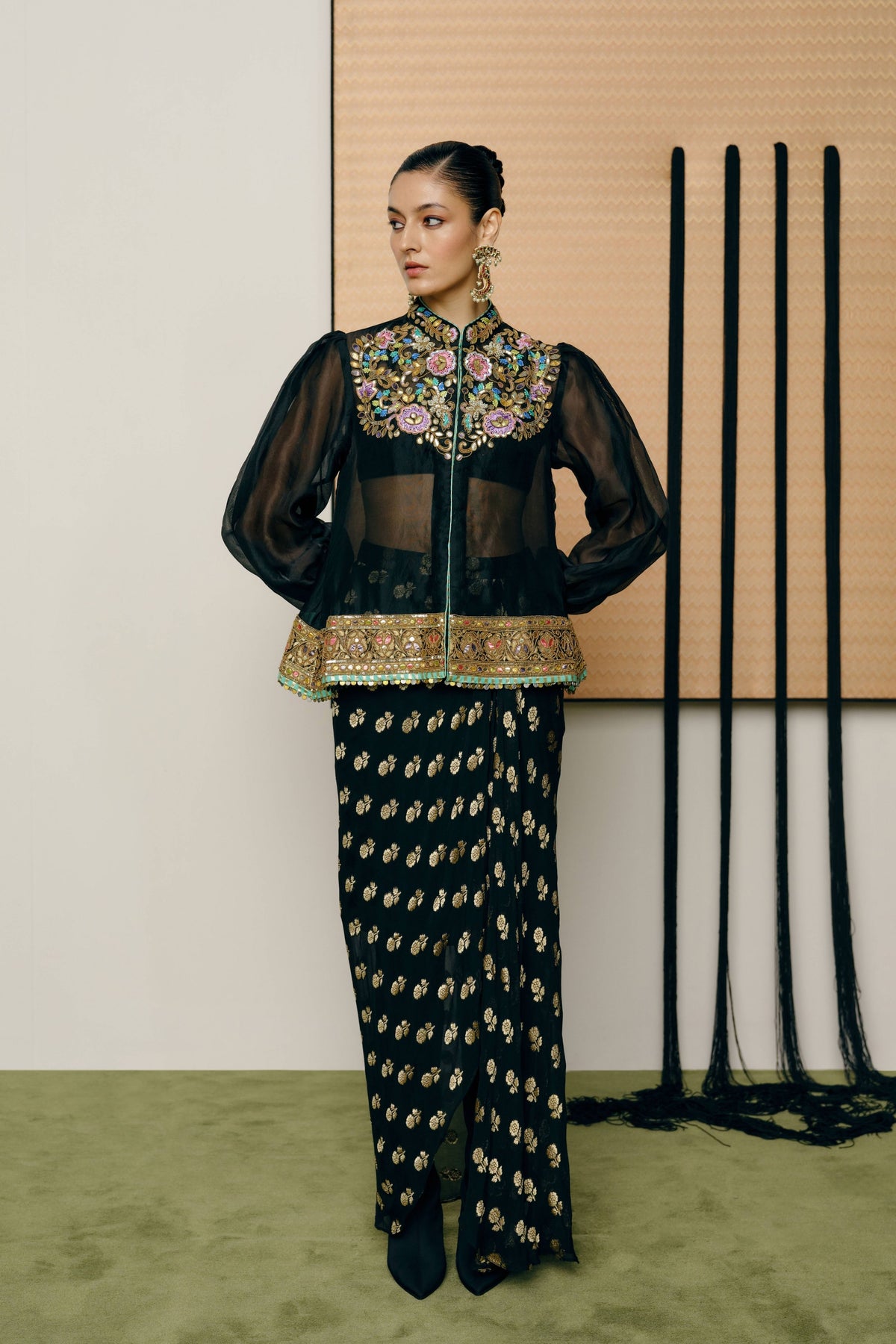 Shikha Shirt Skirt Set