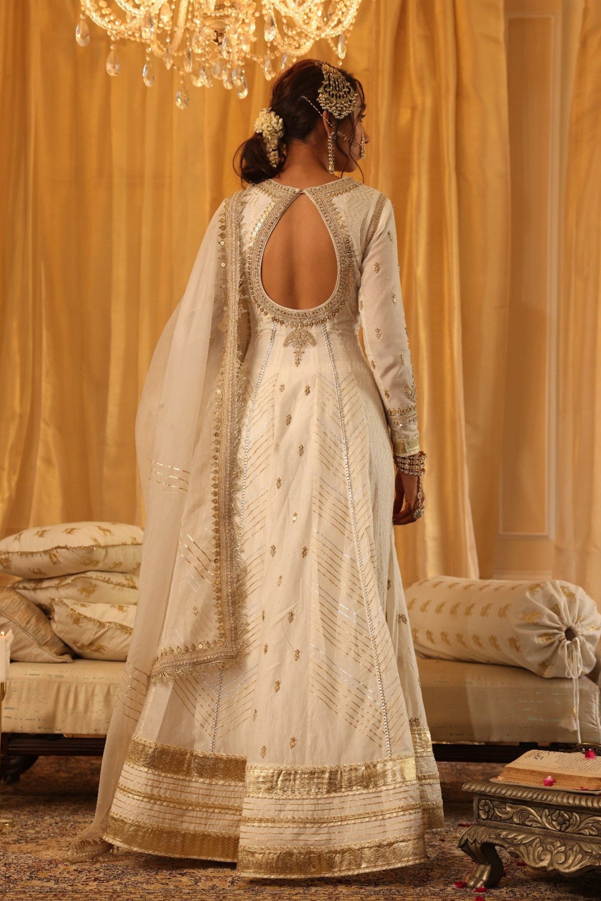 Chanderi Silk Anarkali Set