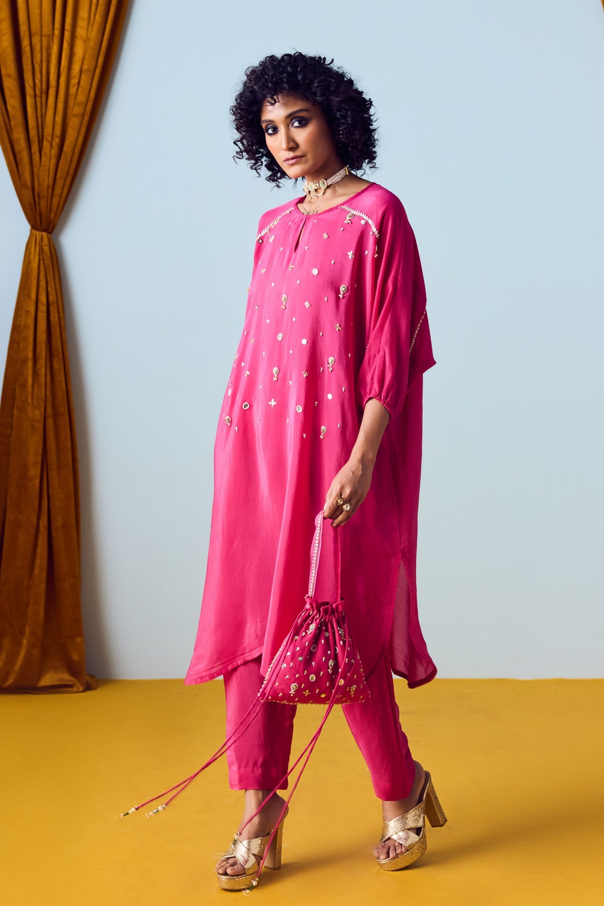 Shee Pink Kurta Set
