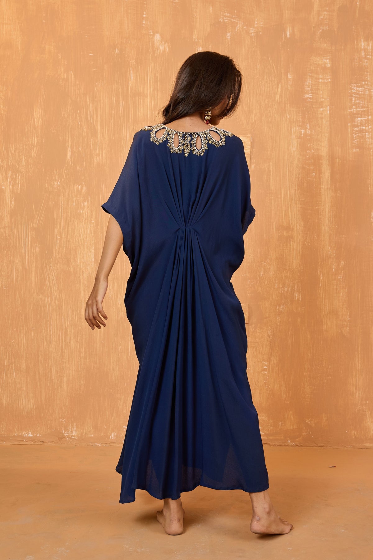 Navy Blue Kaftan