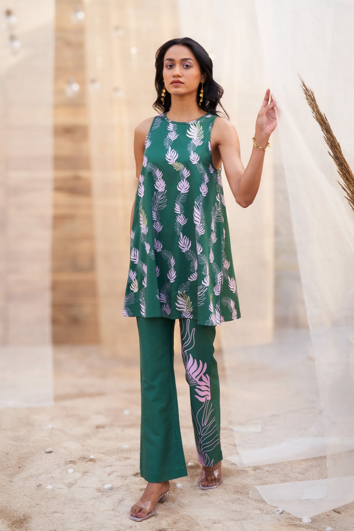 Reveria Printed Tunic Set