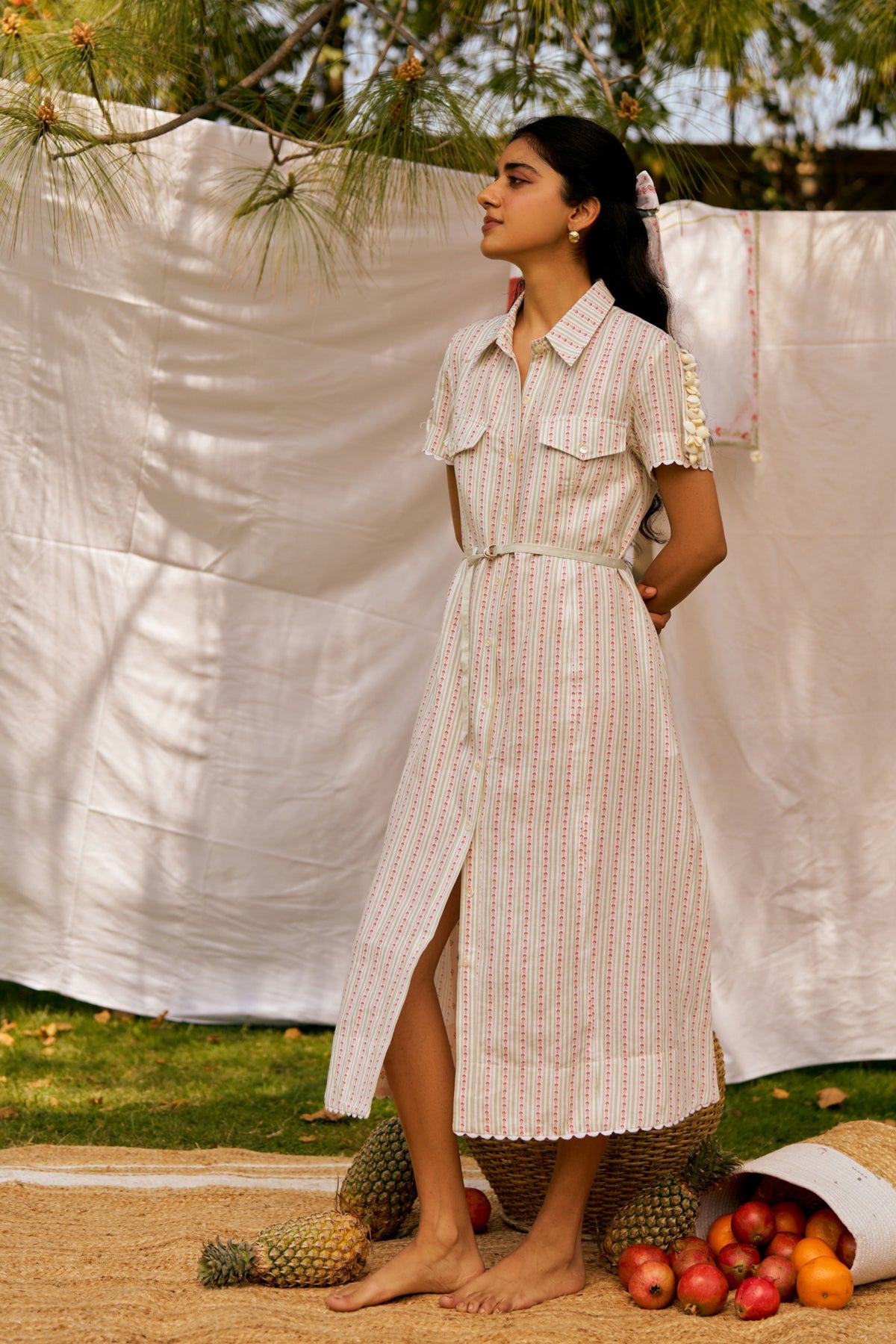 Pana Long Shirt Dress