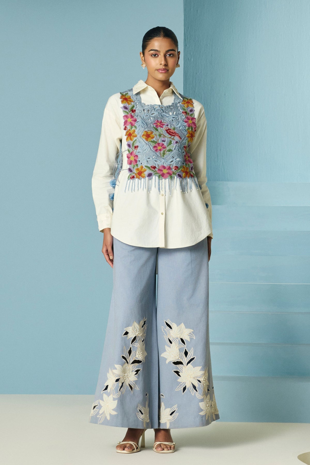 Ivory Poplin Shirt