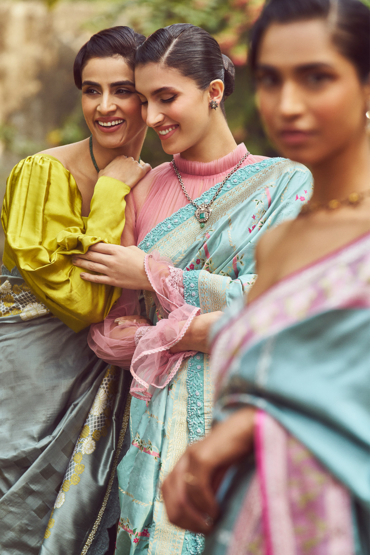 Blue Meenakari Zari Handloom Sari