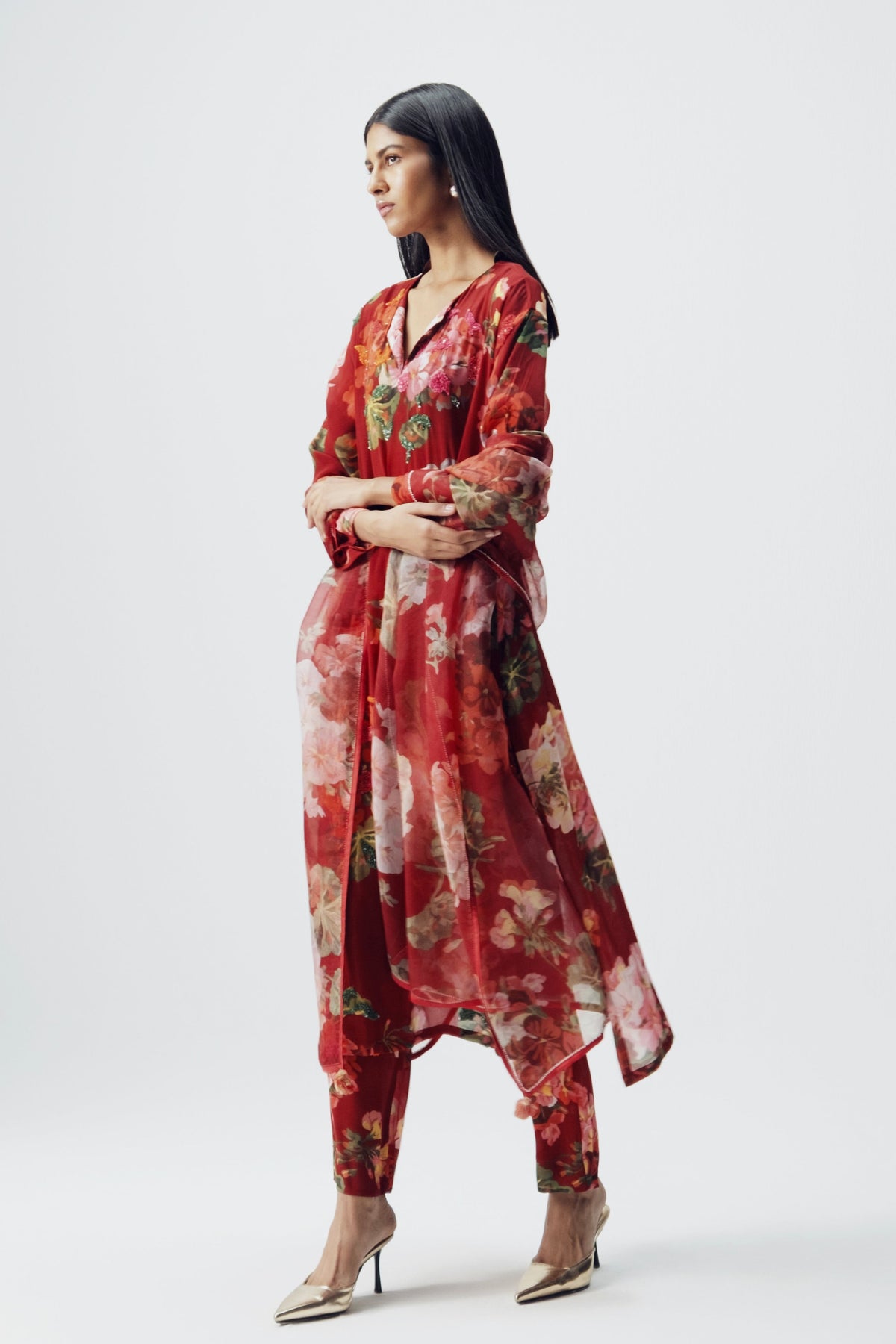 Jingle Embroidered Kurta Set