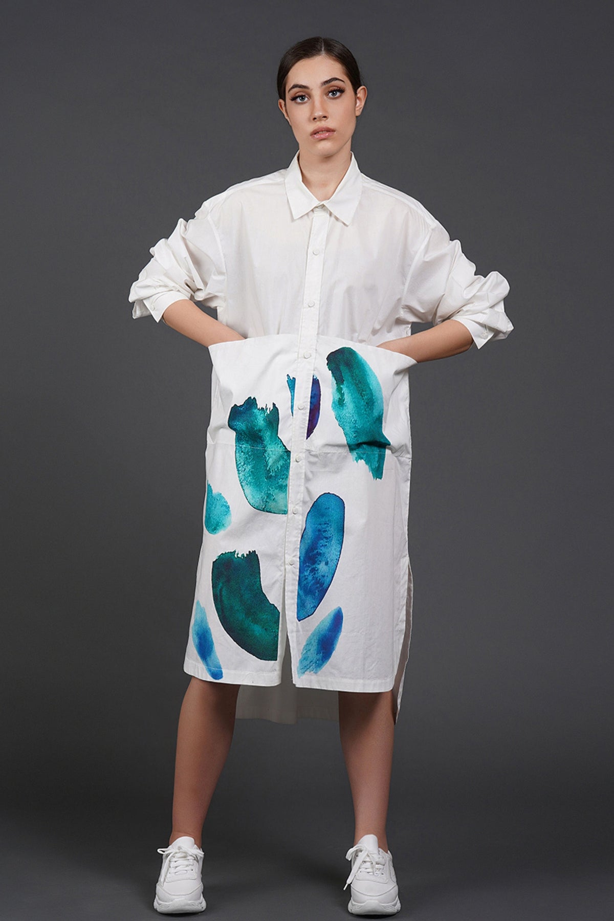 Offwhite Full Sleeves Dress