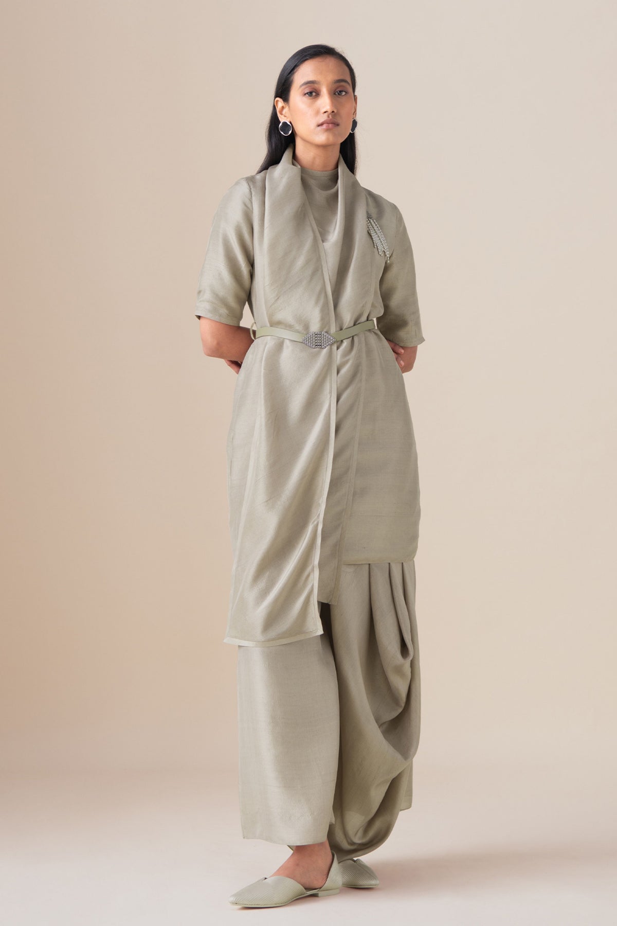 Ecru Sera Tunic Set