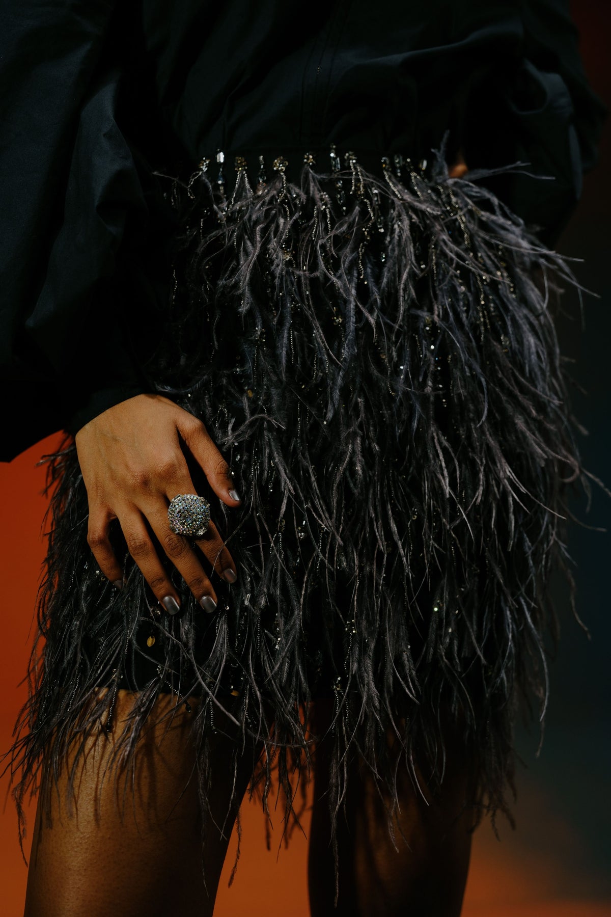Crystal Drop Skirt