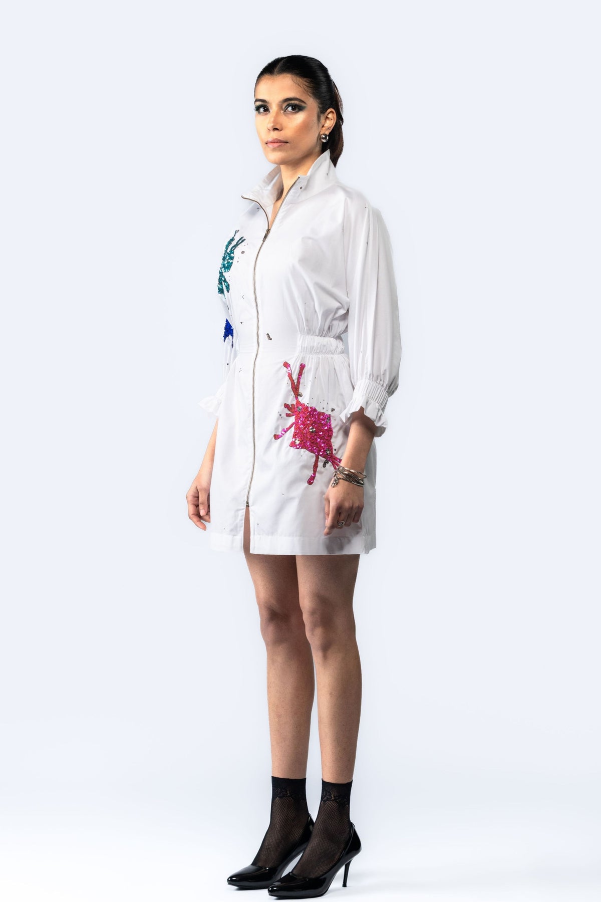 Raine Embroidered Sequin Dress
