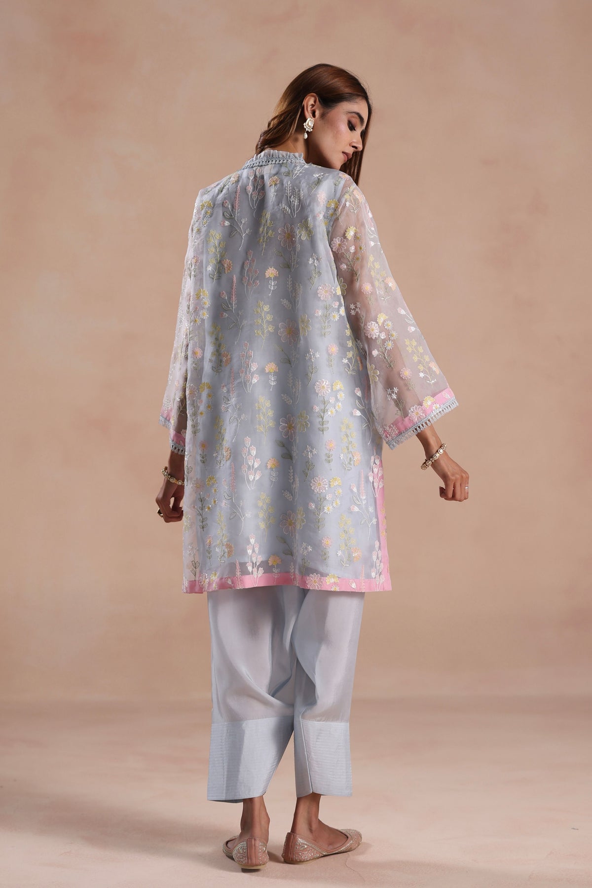 Eraya Pastel Blue Kurta Set