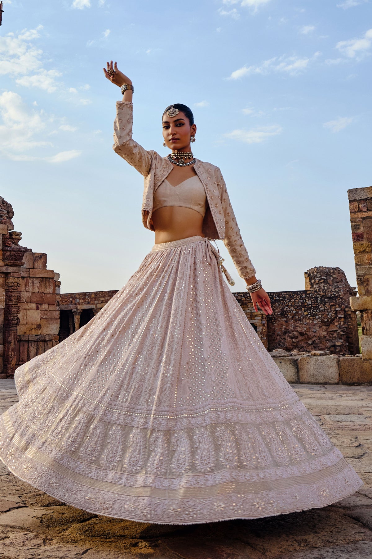 Afrin Lehenga Set