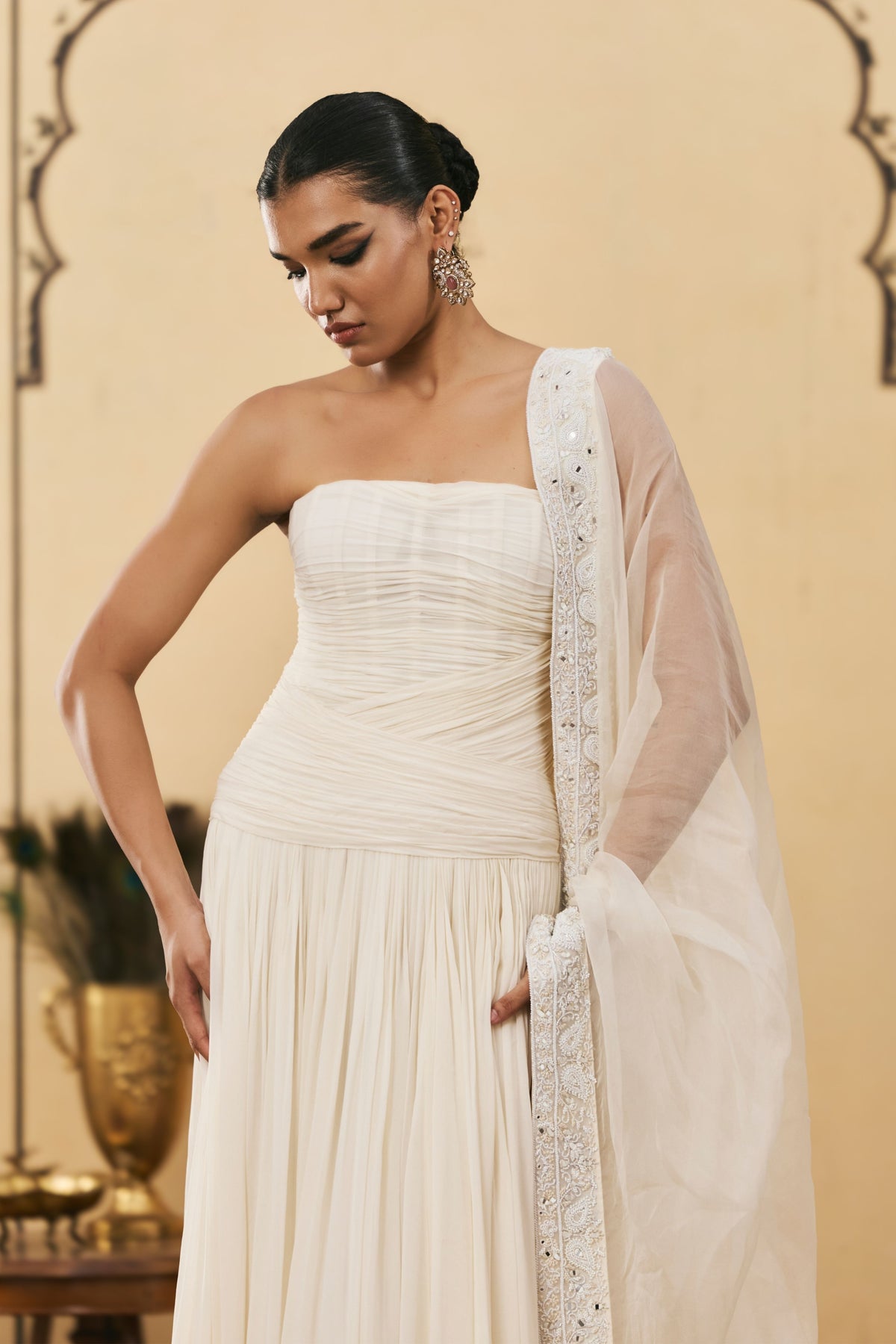 Sheer Gown Set