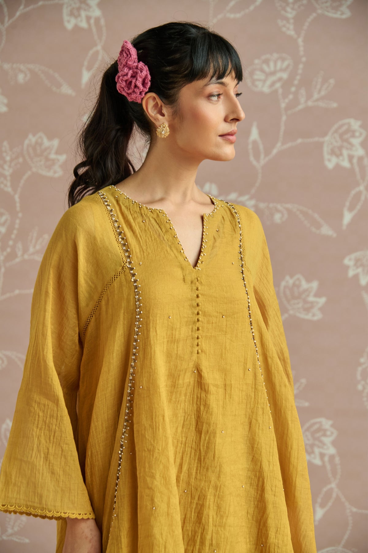 Mustard Zaina Co-ord Set