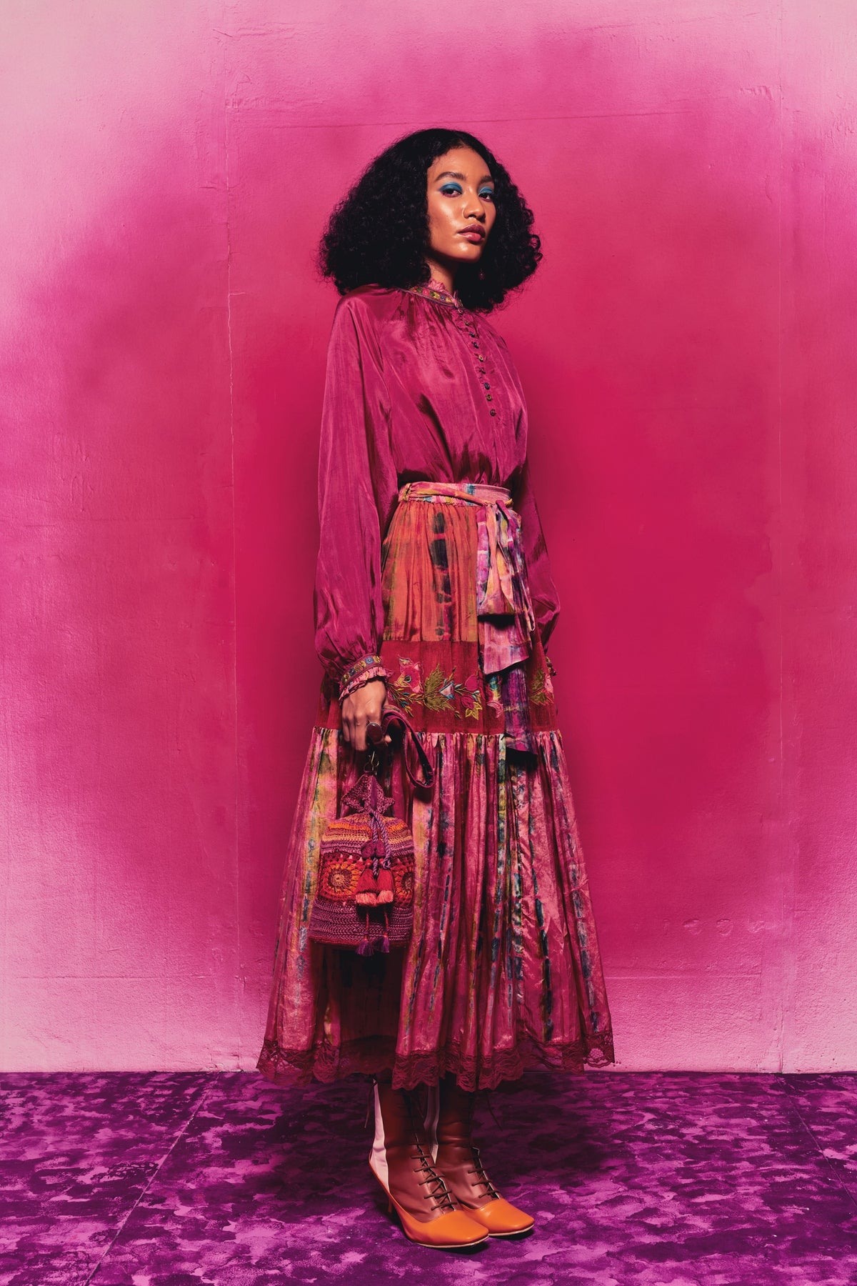 Fuschia Amala Skirt
