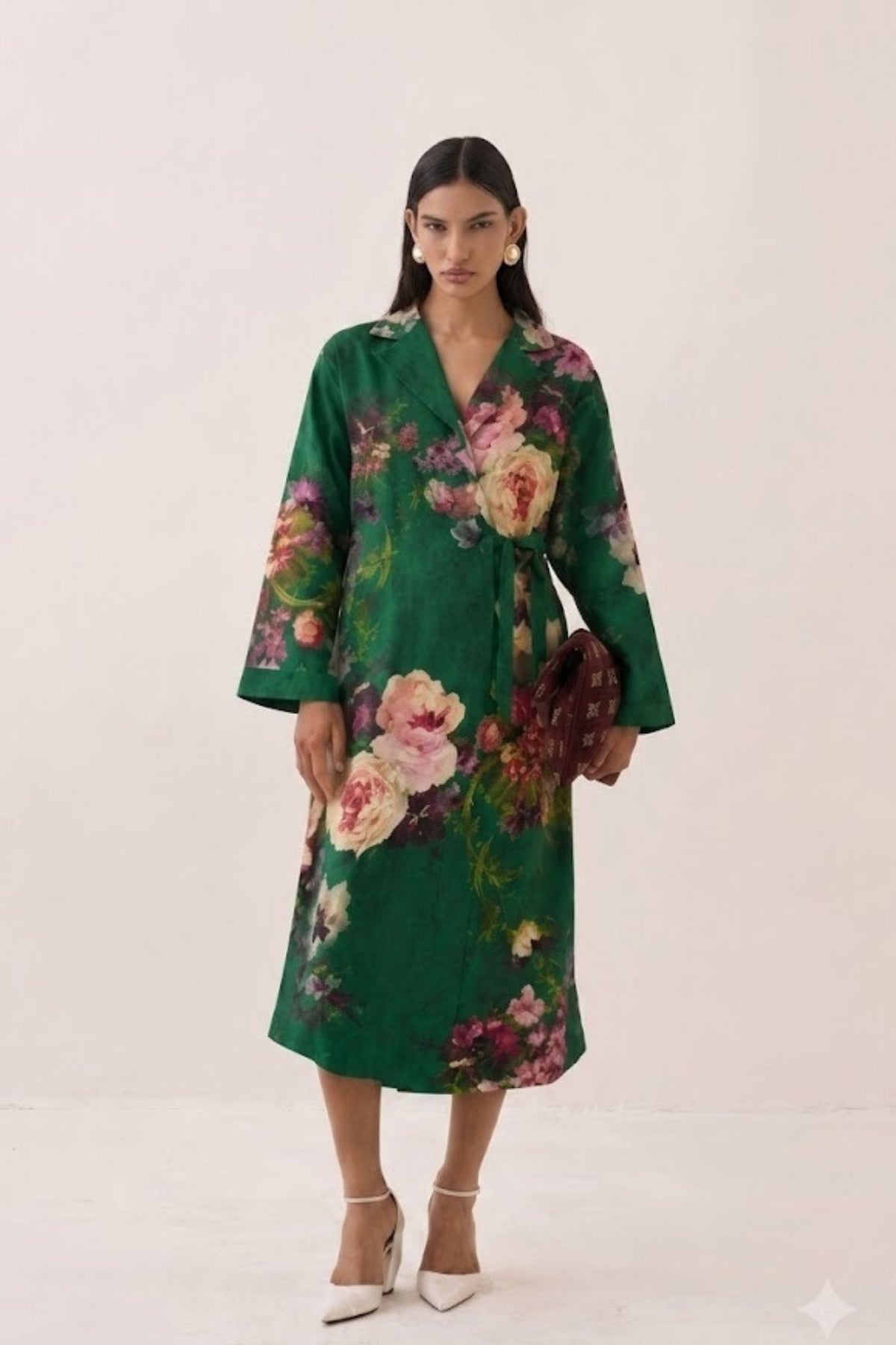 Rosarium Knot Trench Dress