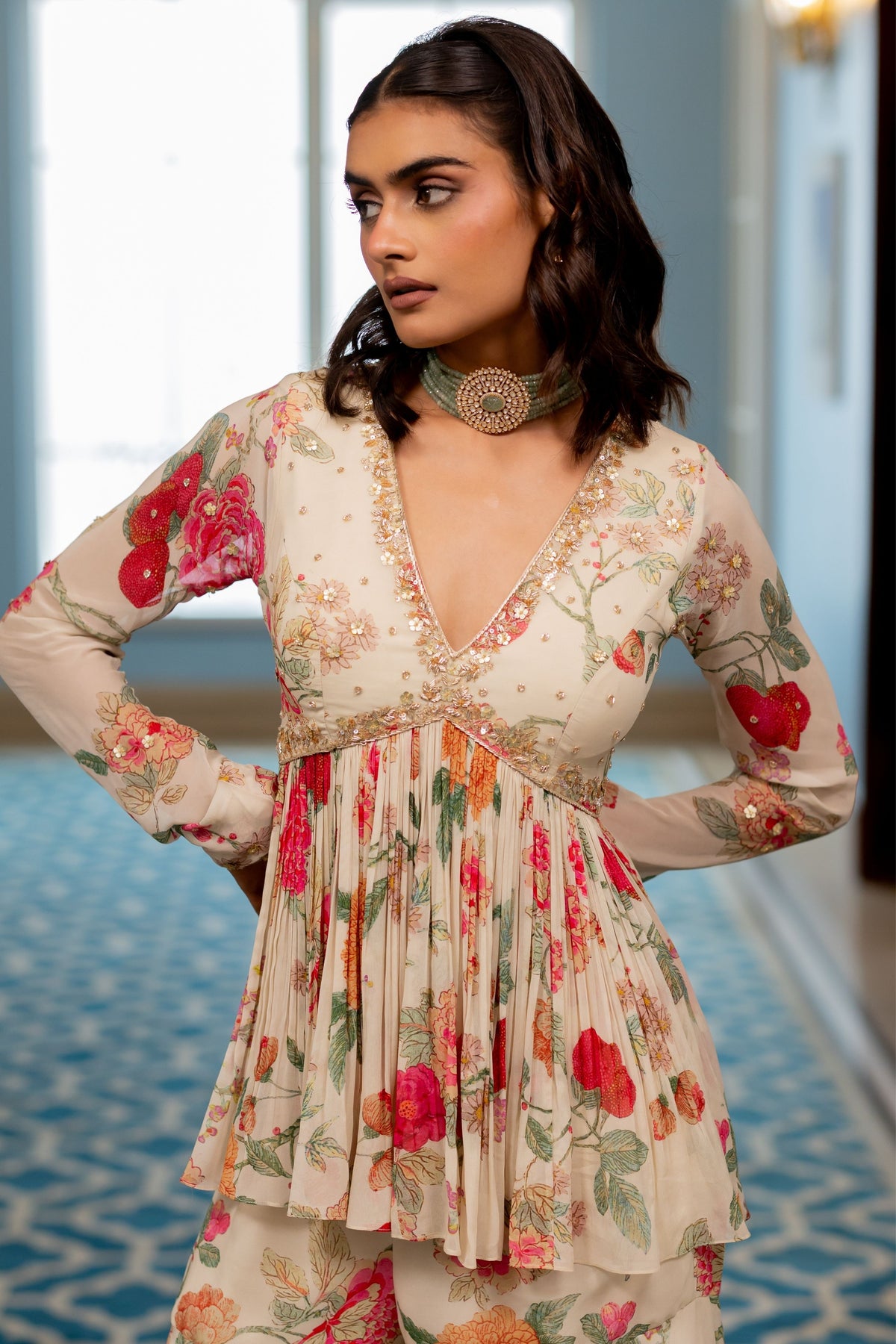 Keeva Sharara Set