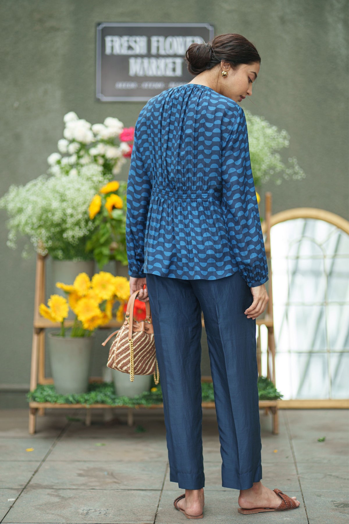 Gather Blue Wave Co-ord Set