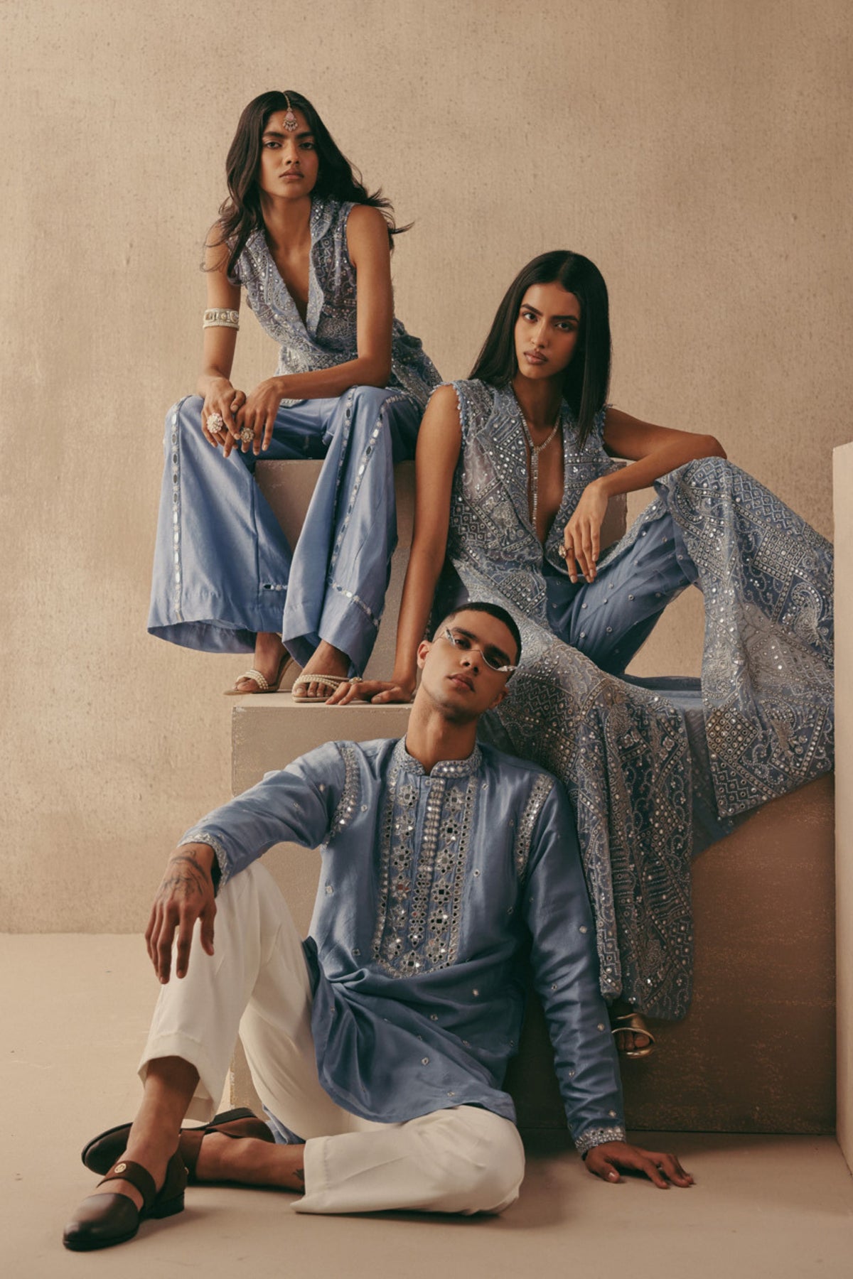 Blue Kurta Set
