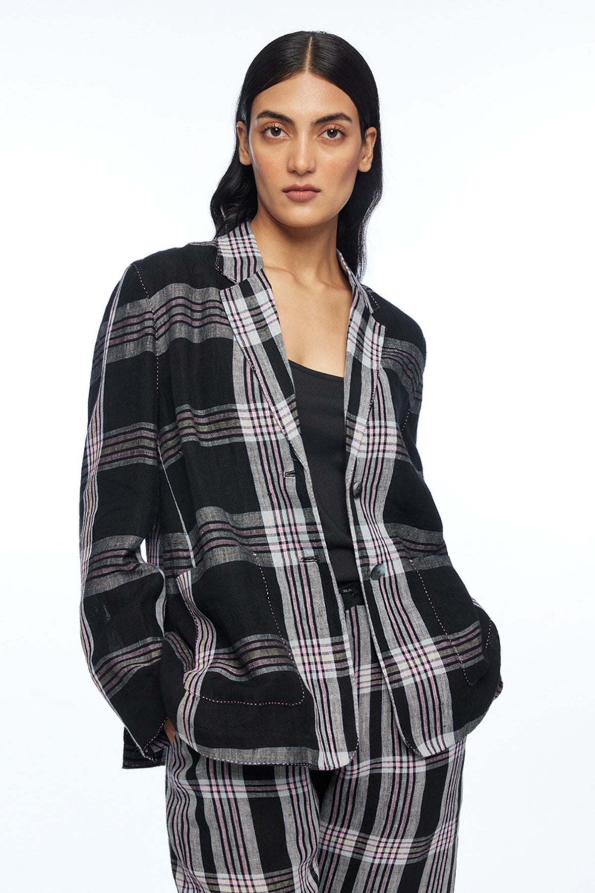 Calantha Check Jacket