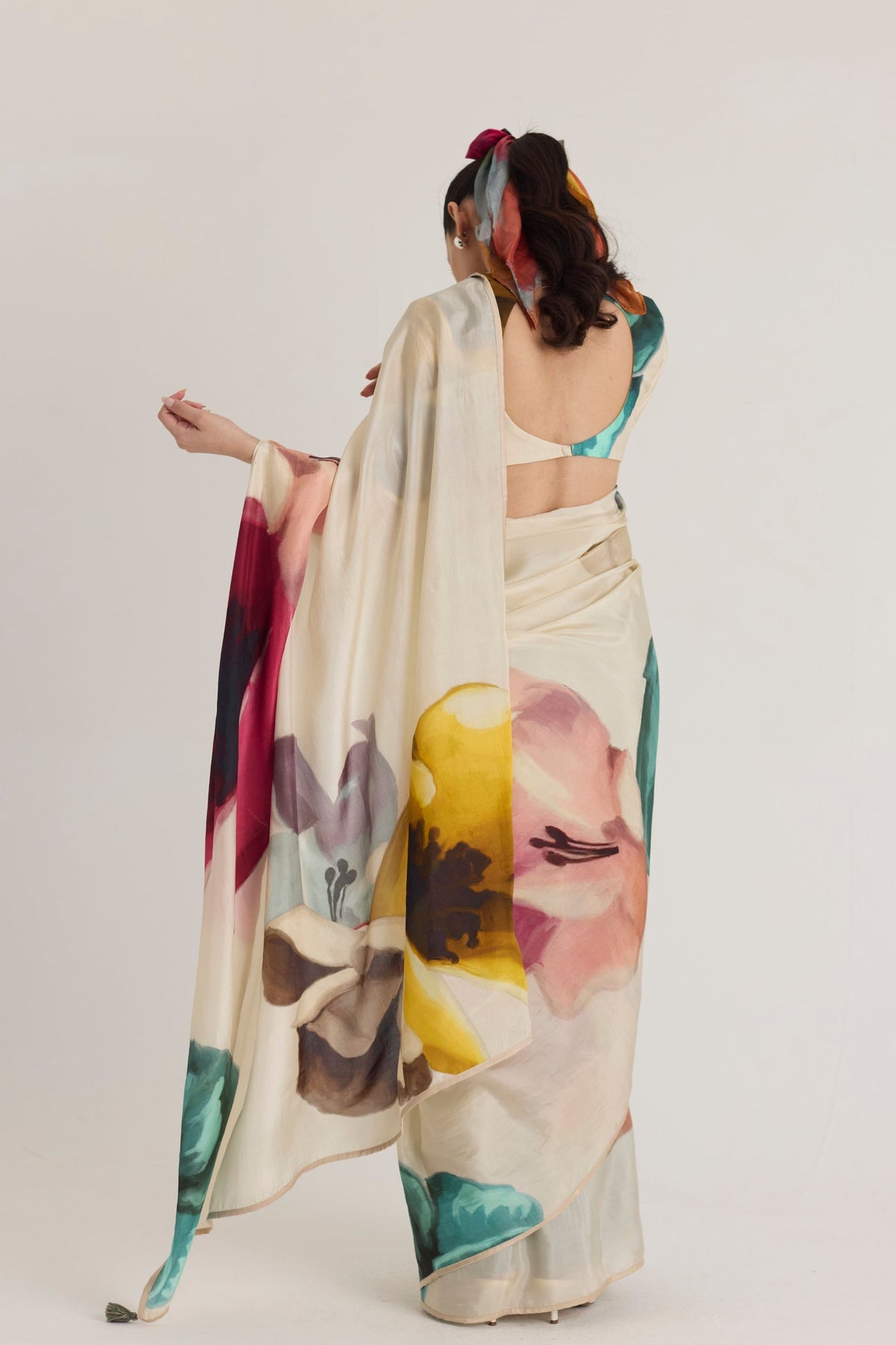 Lila Silk Saree