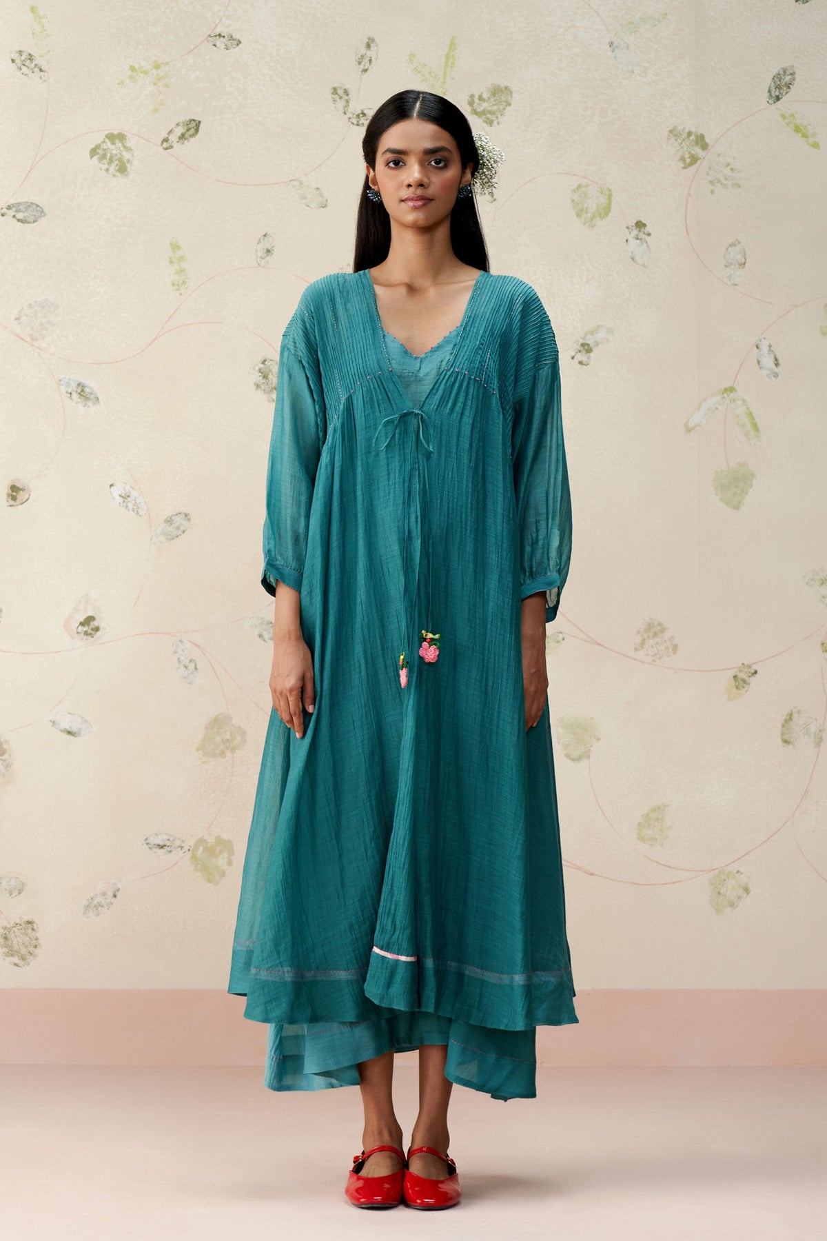 Vienna Turquoise Blue Jacket Dress