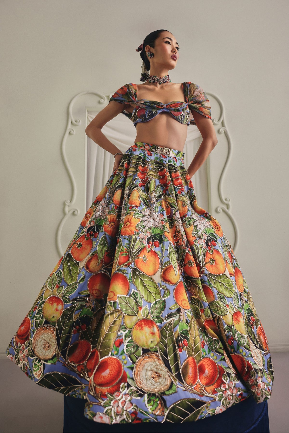 Multicolor Lehenga