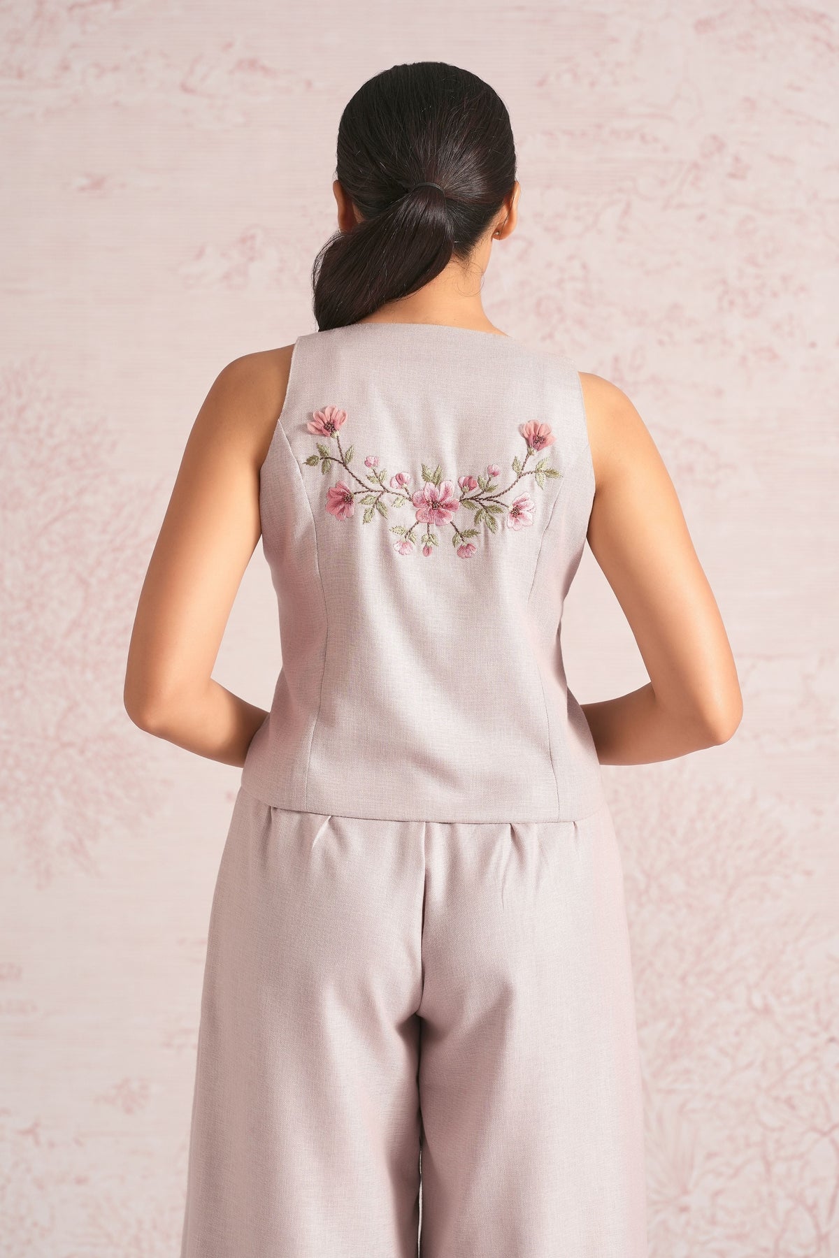 Blush Mauve Waist Coat