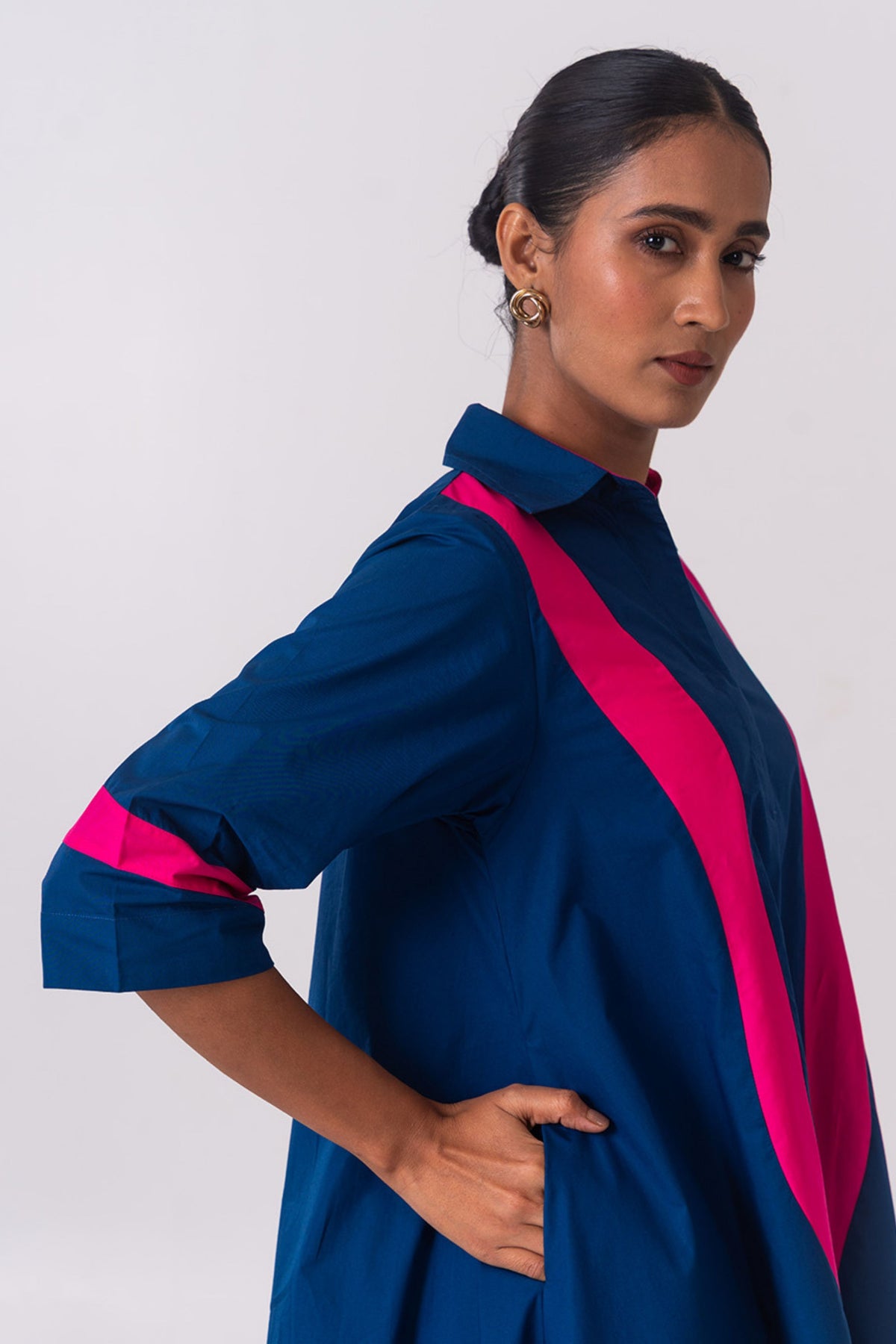 Noa Royal Blue Pink Dress