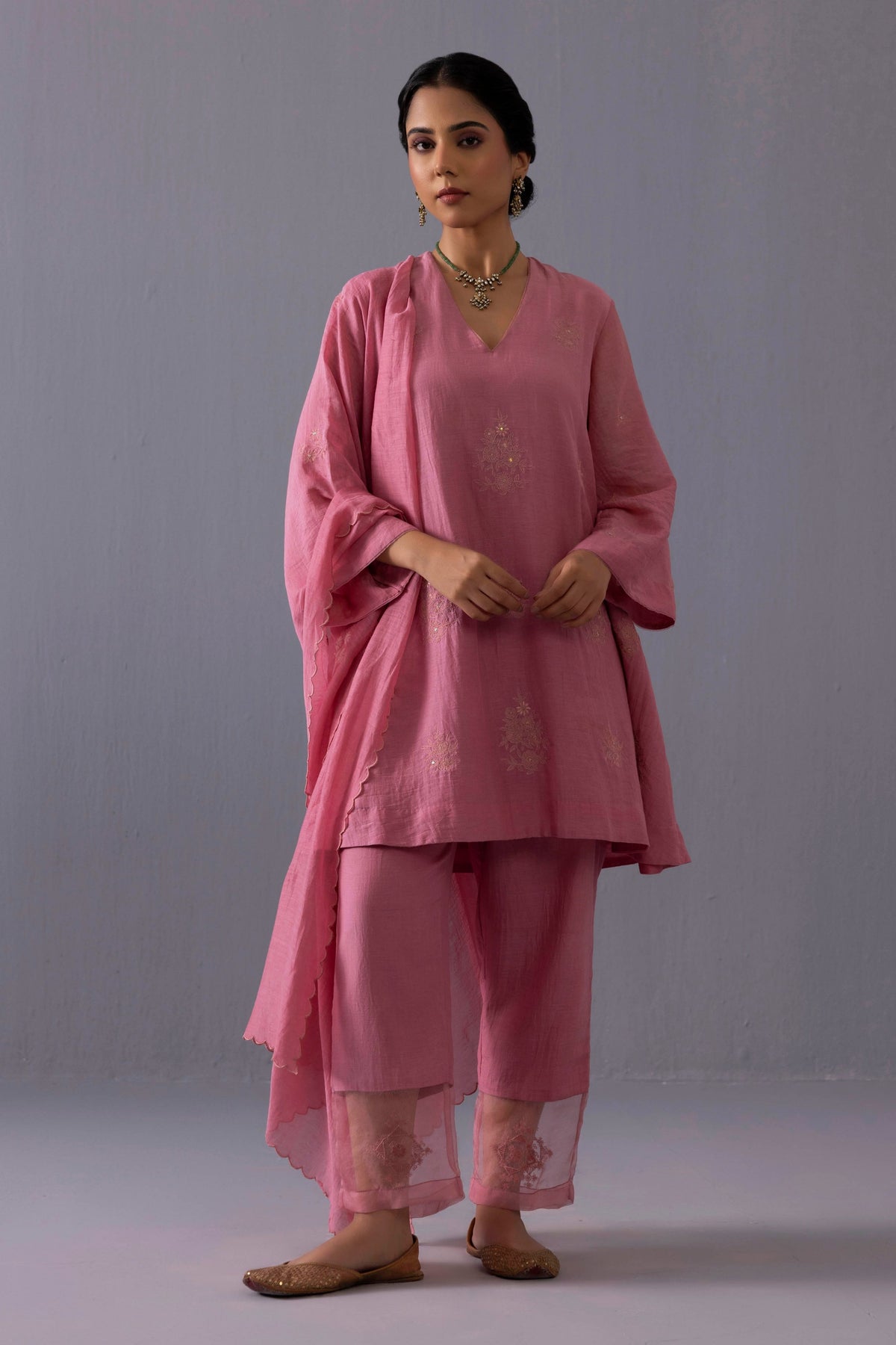 Aditi Pink Kurta Set