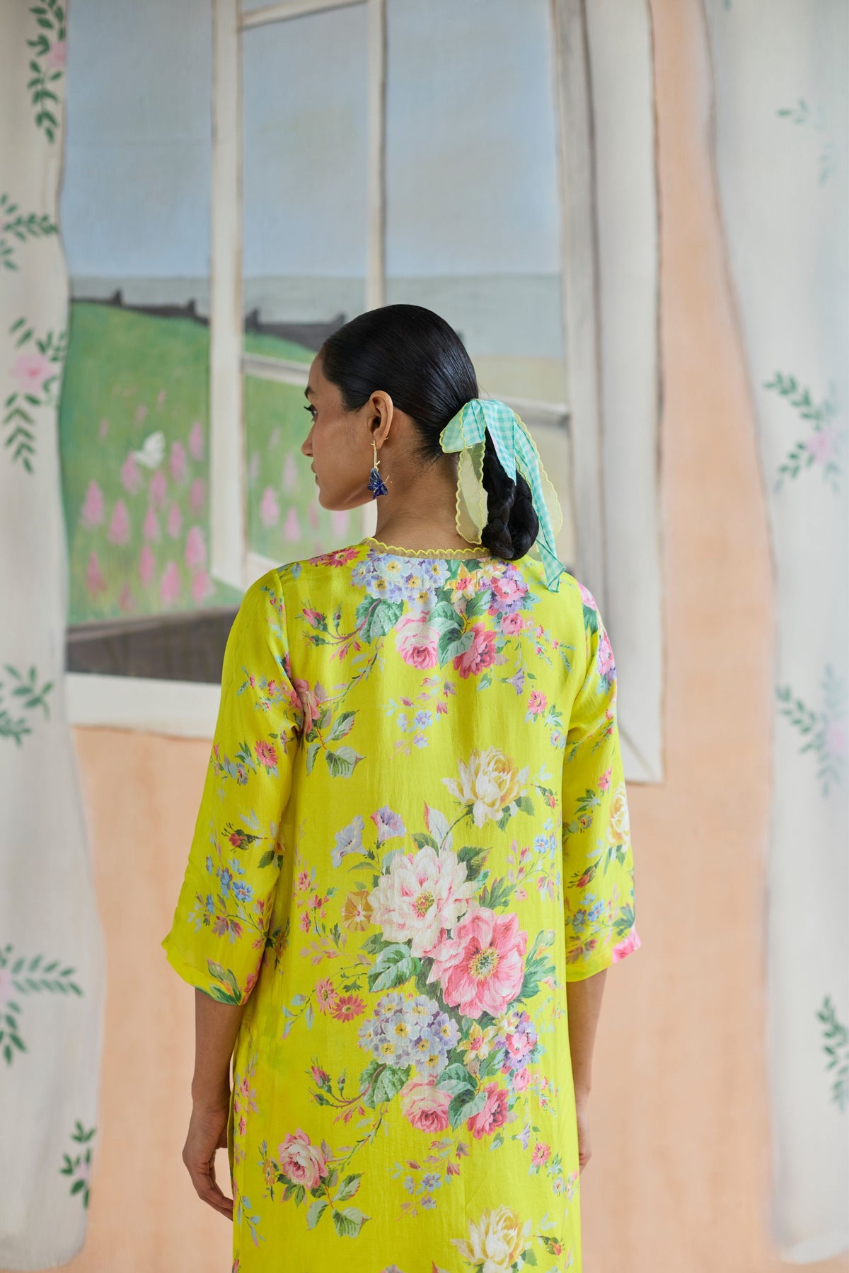 Citrus Long Kurta Set