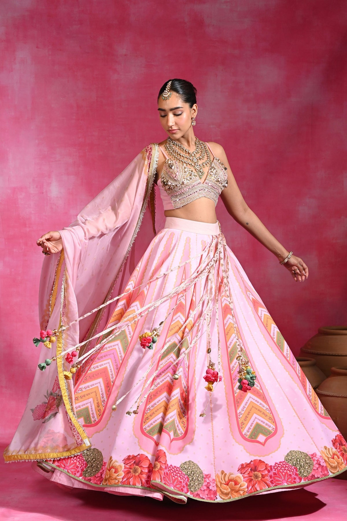 Mehar Tassel Lehenga Set