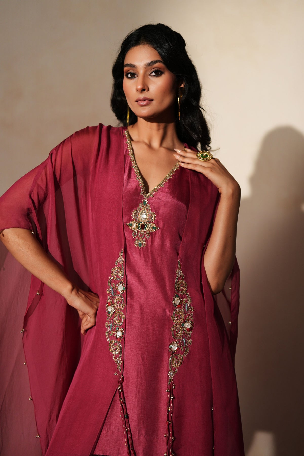 Ratnika Cape Kurta Set