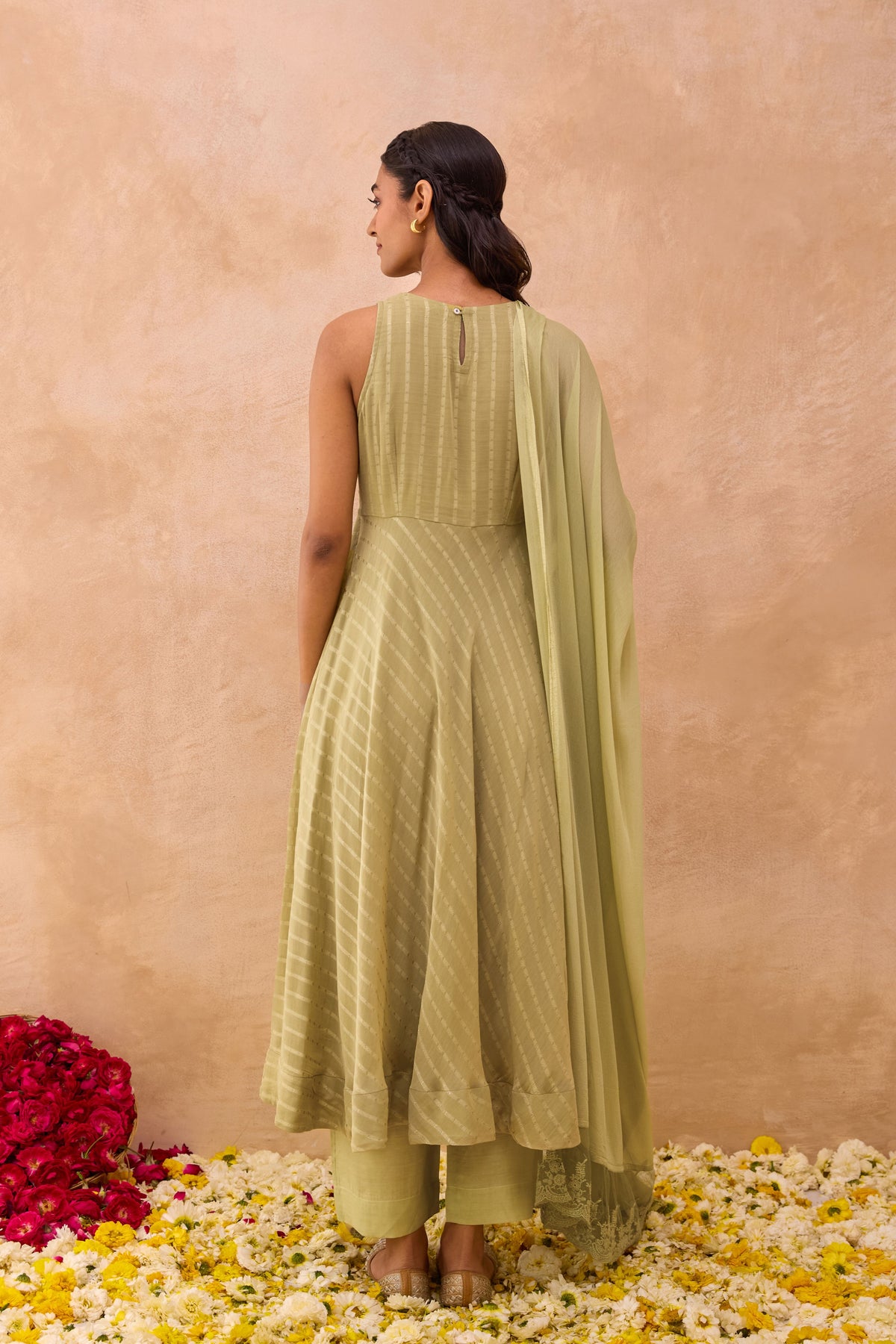 Olive Mist Kurta Set