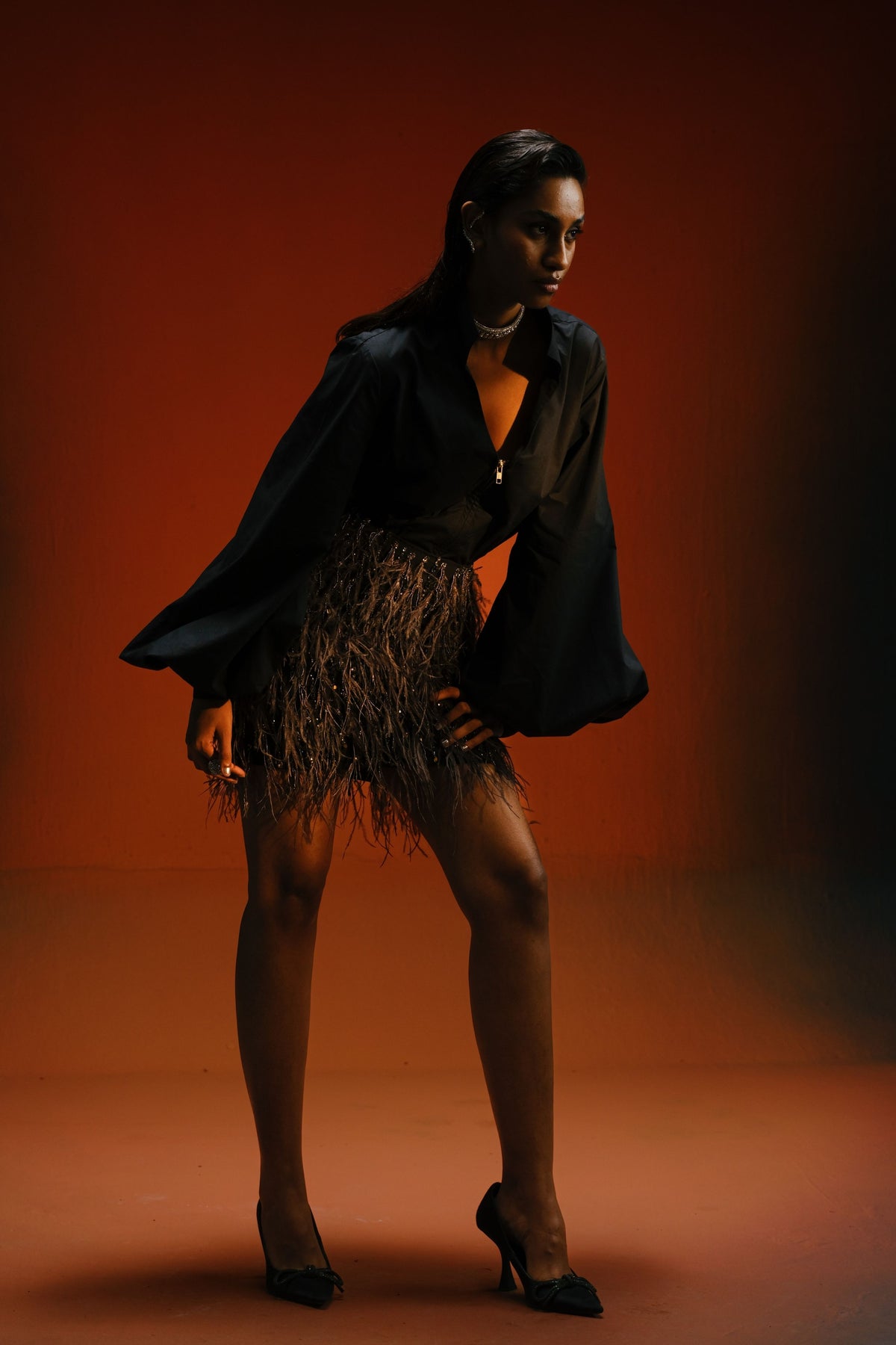 Crystal Drop Skirt