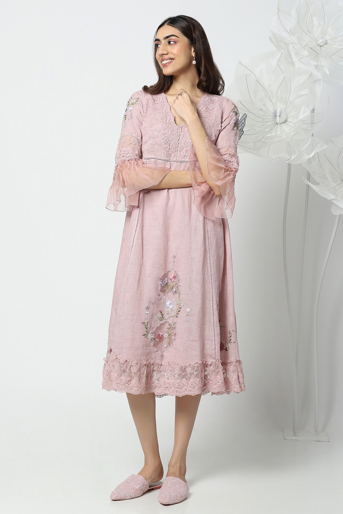 Bed Of Pink Dress