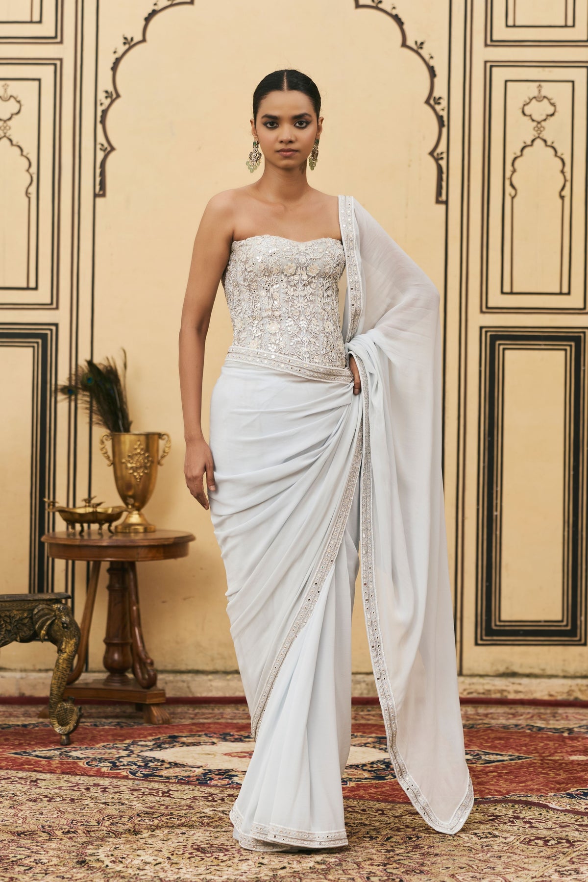 Falsai Saree Set