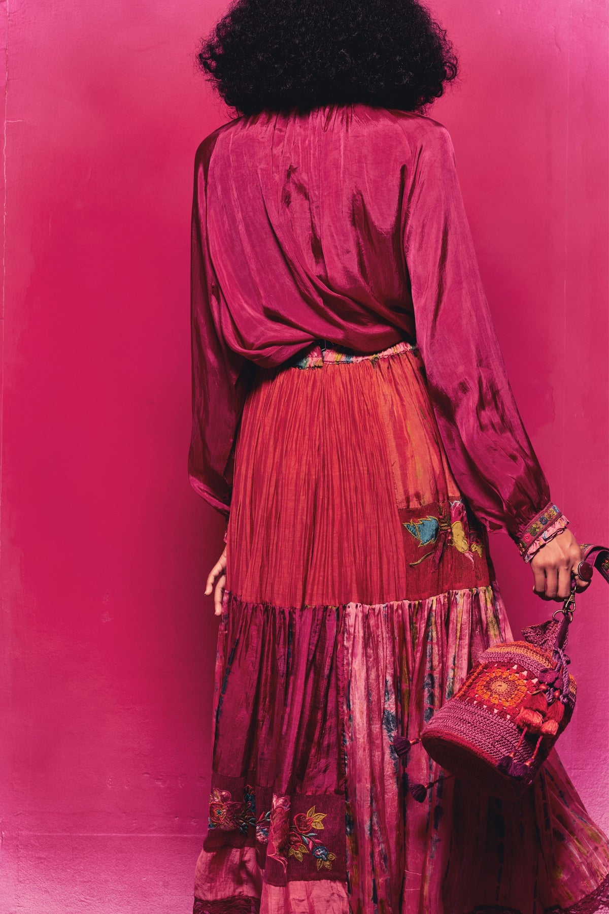 Fuschia Amala Skirt