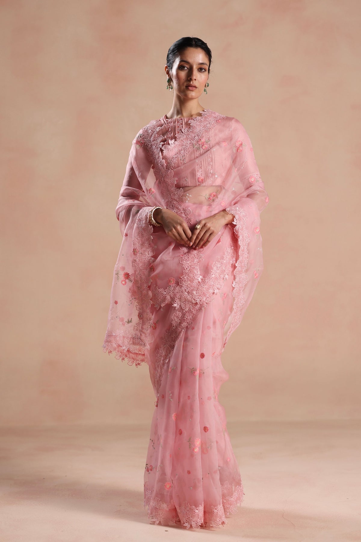Shiloh Pink Saree