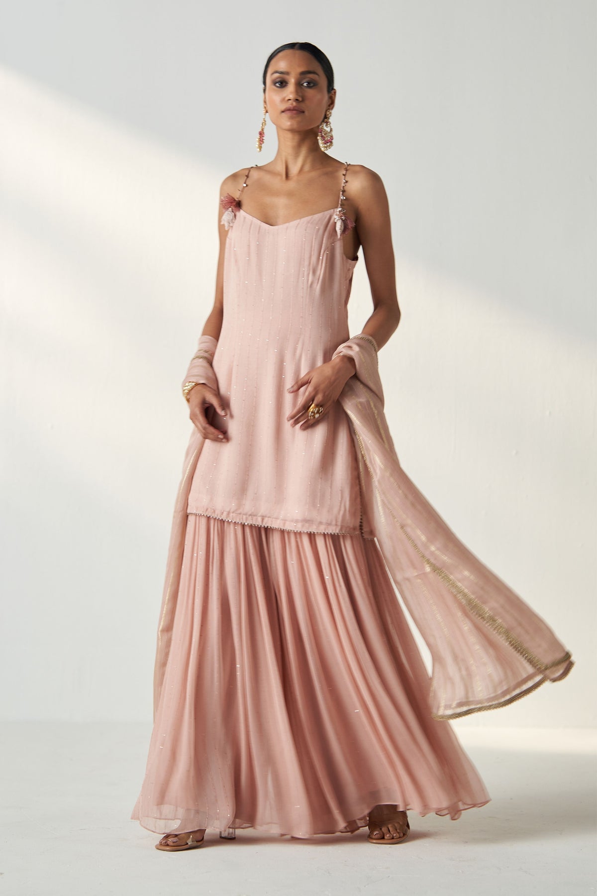 Pakhi Blush Pink Sharara Set