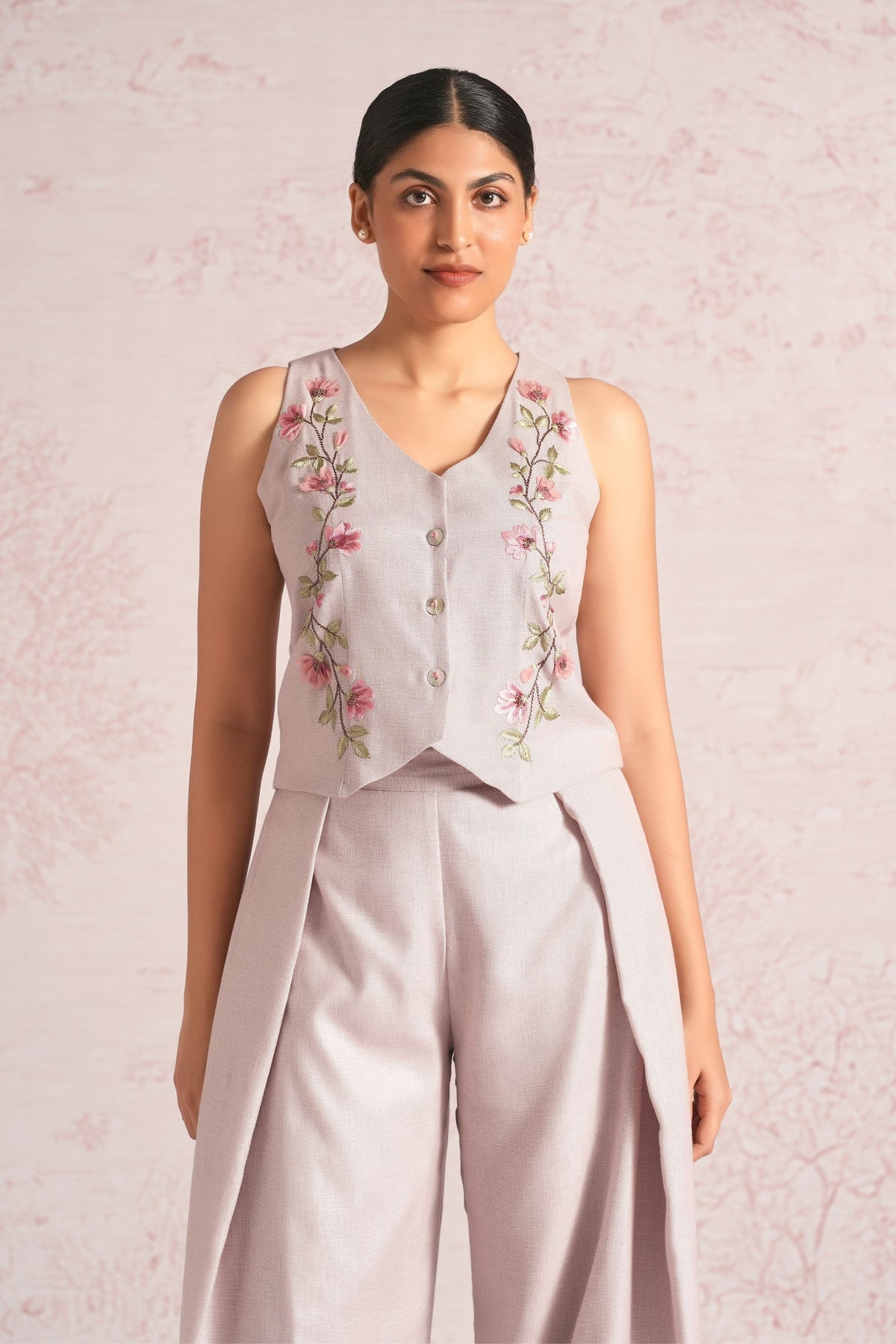 Blush Mauve Waist Coat