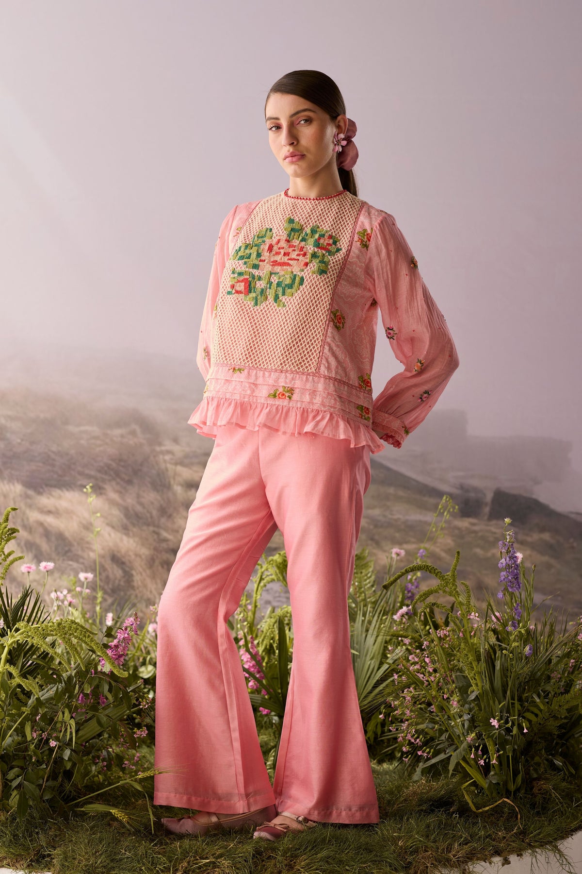 Rose Flared Pants