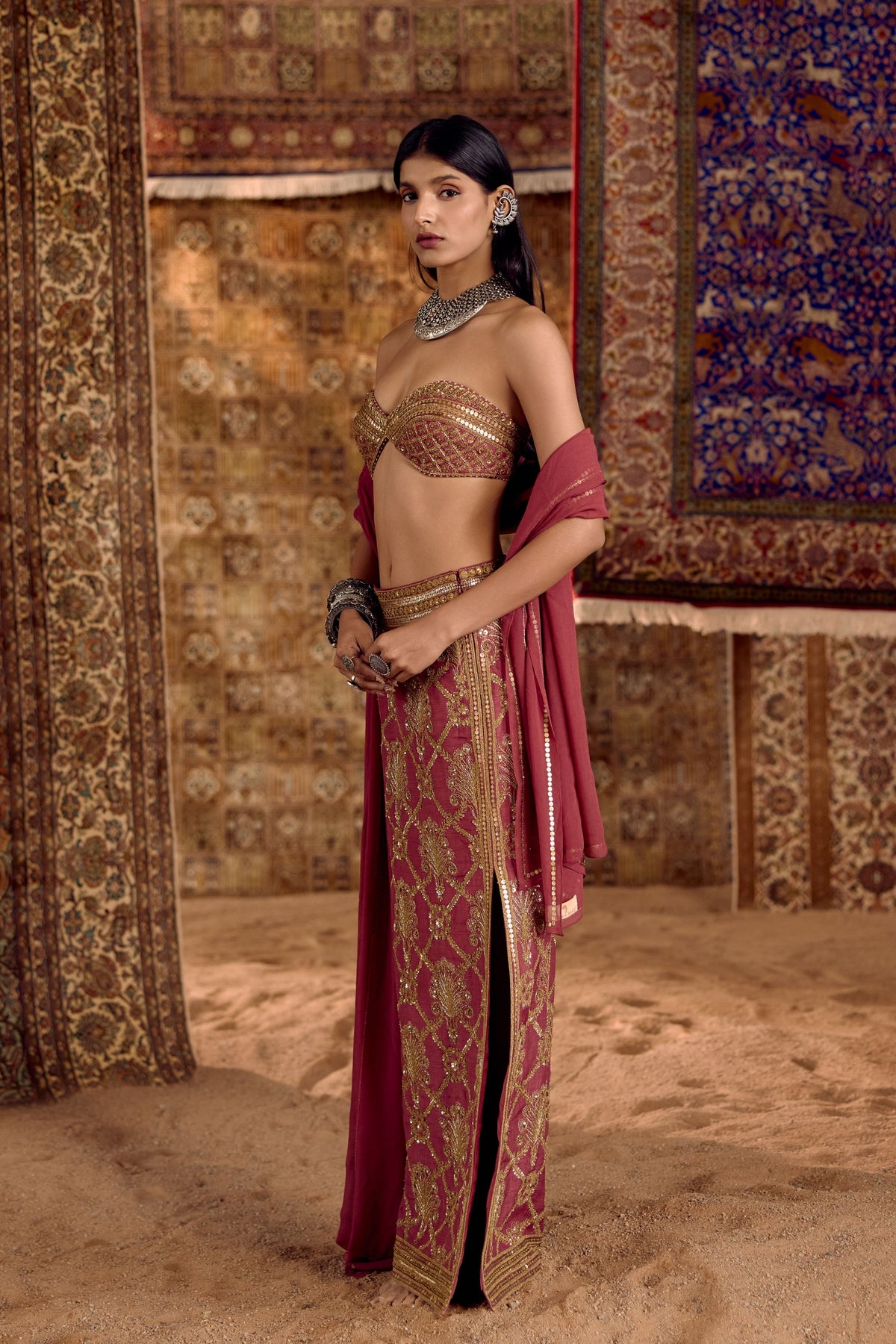 Afsan E Zar Skirt Set