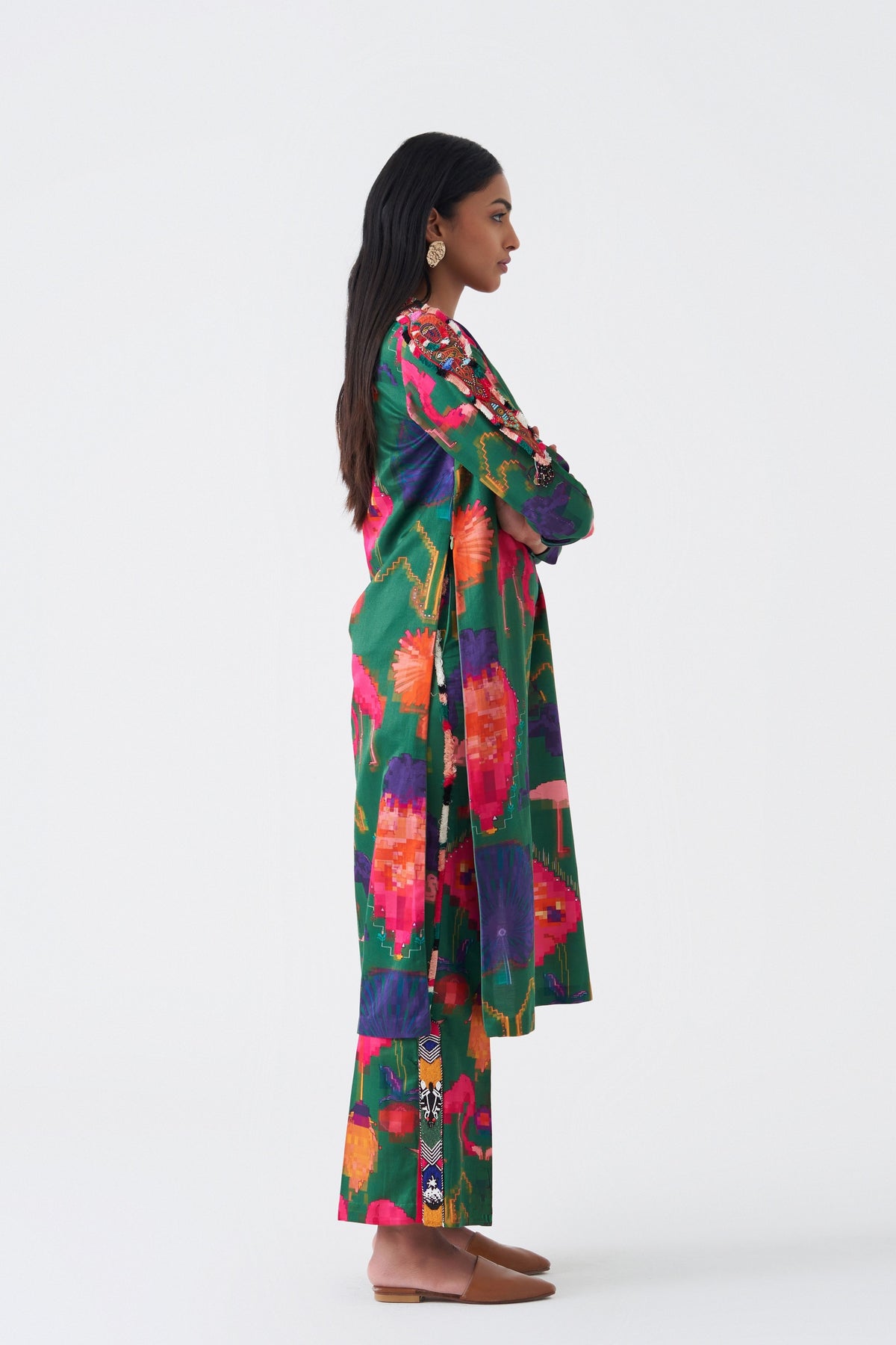 Oaxaca Verde Kurta Pant Set