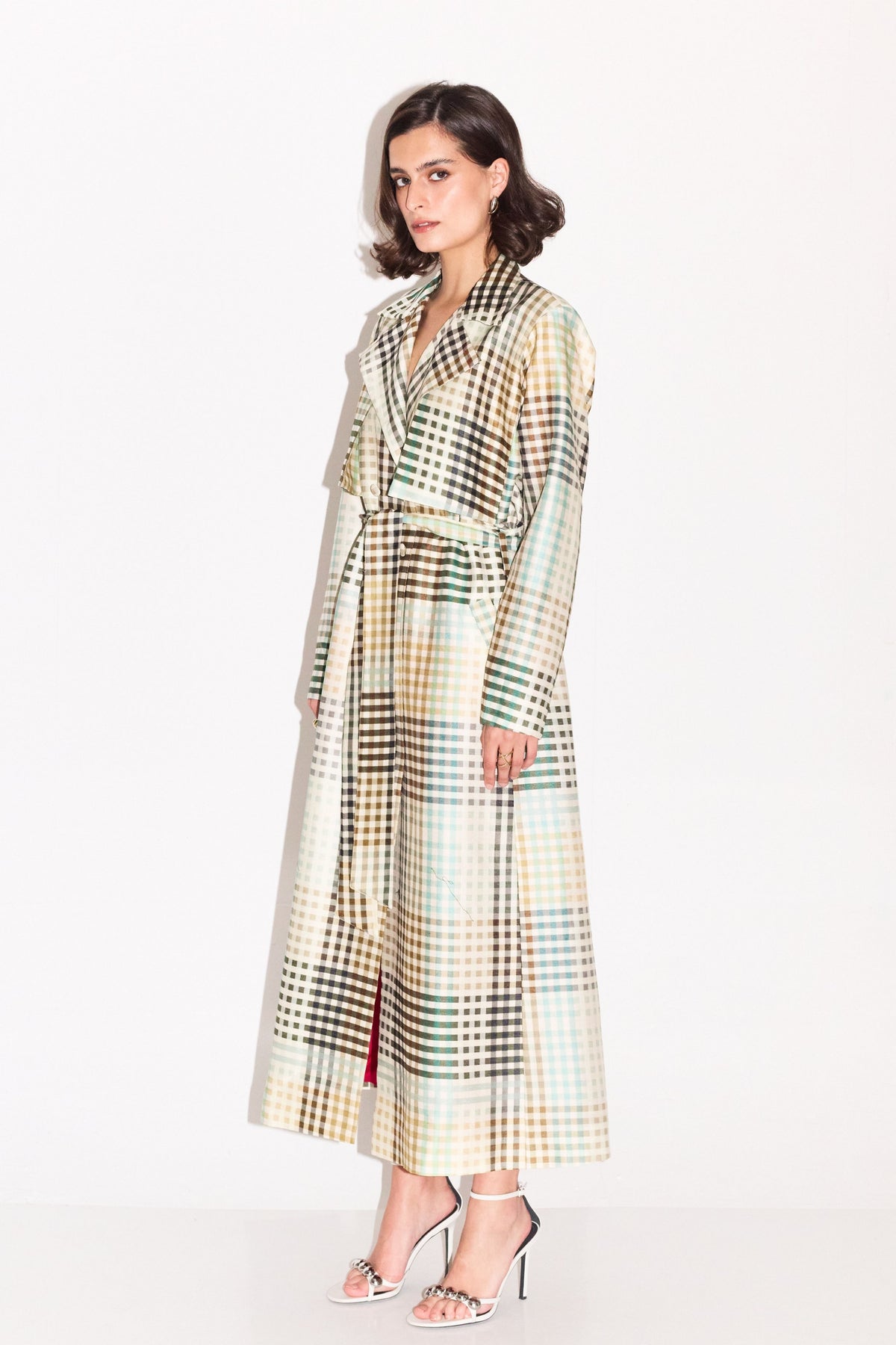 Eugene Printed Trench Dress