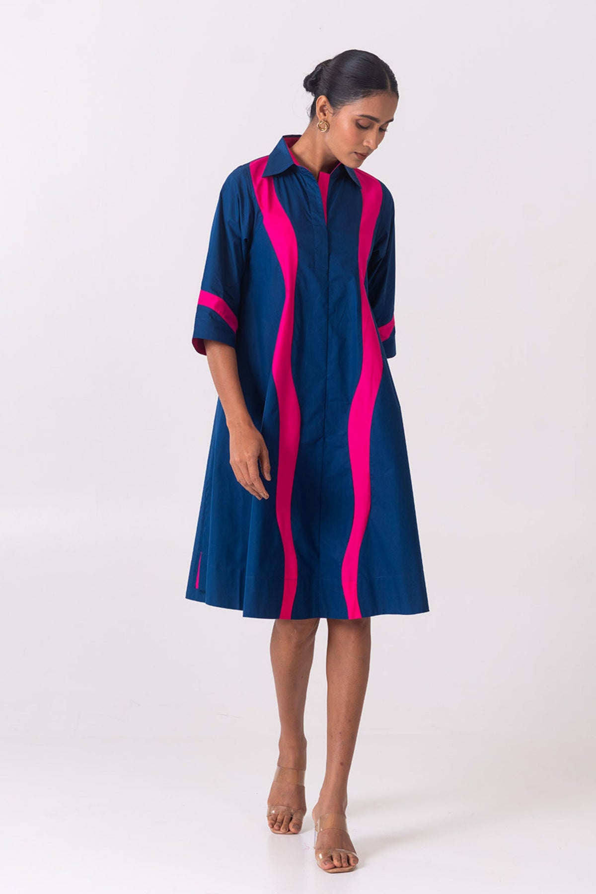 Noa Royal Blue Pink Dress