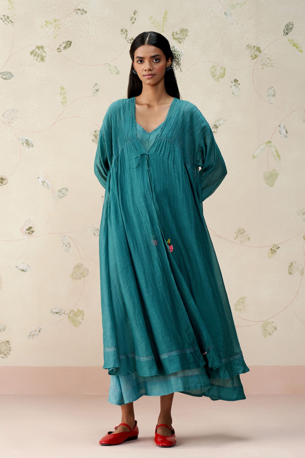 Vienna Turquoise Blue Jacket Dress