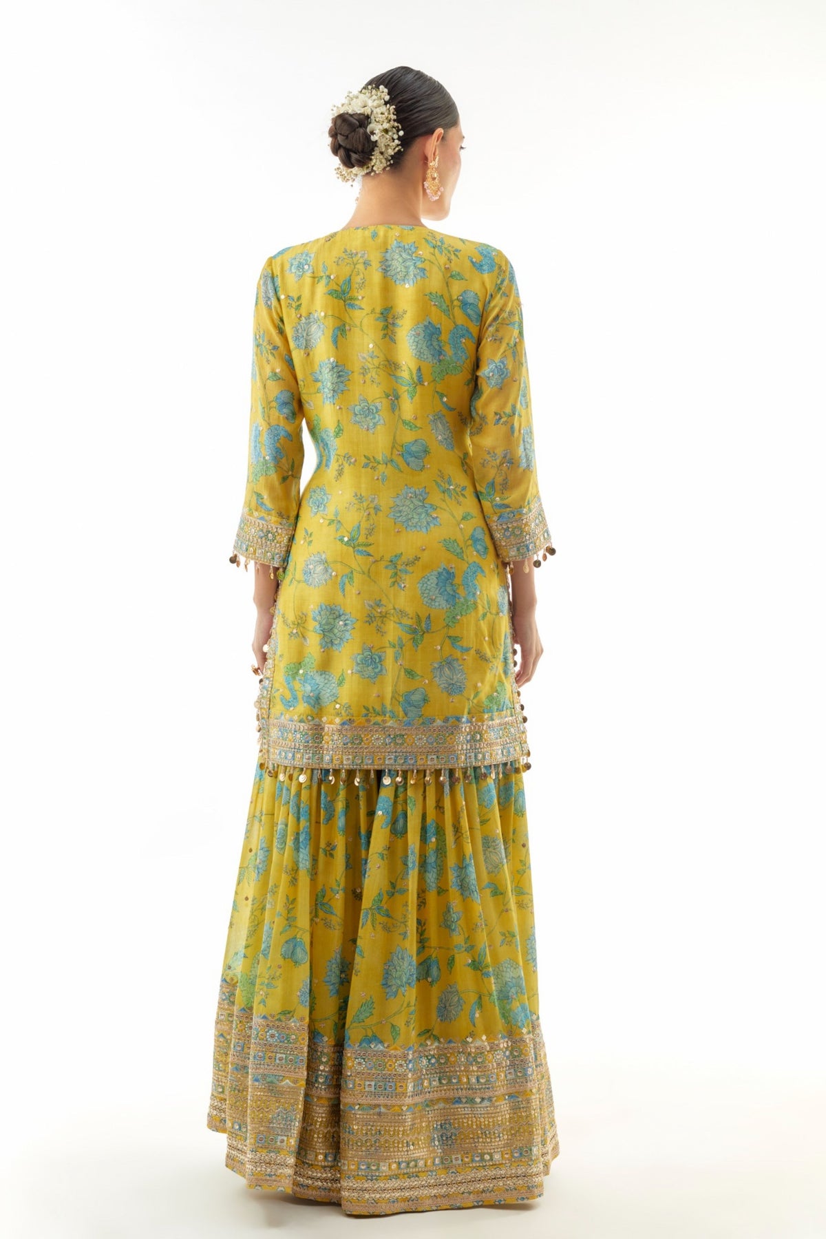 Yellow Niyati Sharara Set
