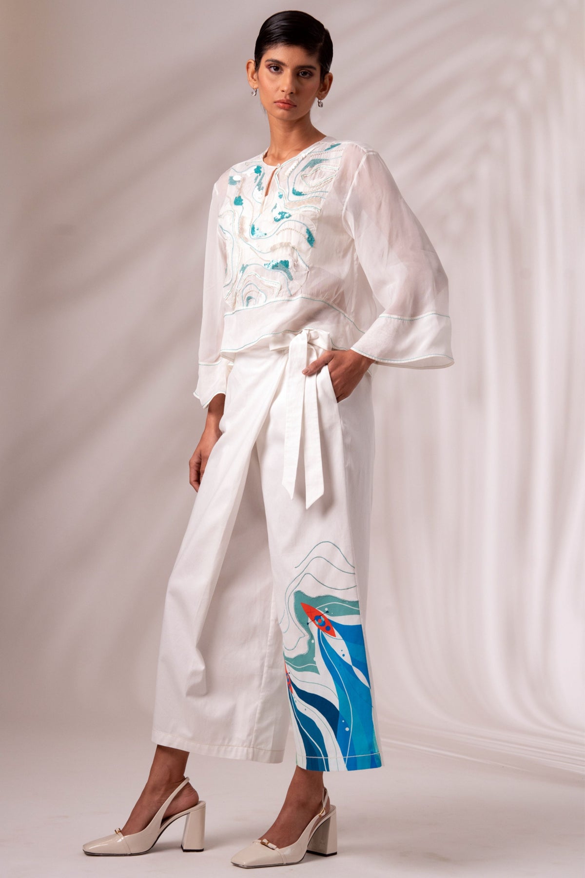 Natural White Co-ord Set